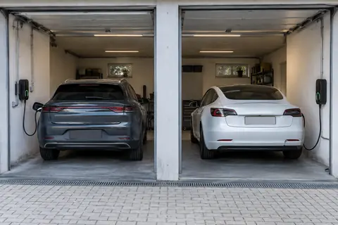Zwei Ladeplätze in der Garage · KI-Beispielvisualisierung
