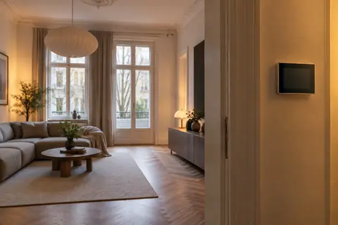 Smartes Wohnen im Altbau · KI-Beispielvisualisierung