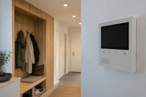 Türkommunikation im Neubau · KI-Beispielvisualisierung